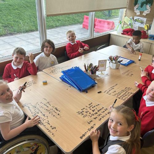 We have been sorting sentences into ‘? ! .’ as well as writing our own.​​​​​​​