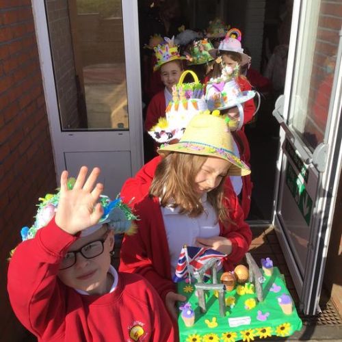 Easter Bonnet and Eggs