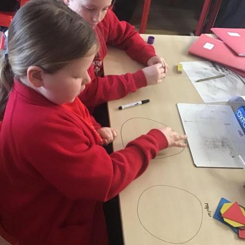 Categorising regular and irregular polygons