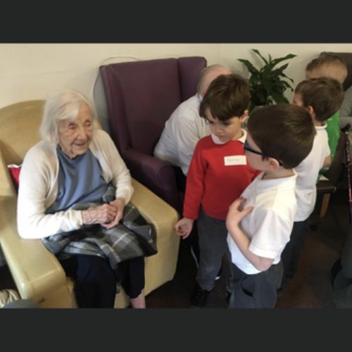 Year 1's Visit to Birch Green Care home